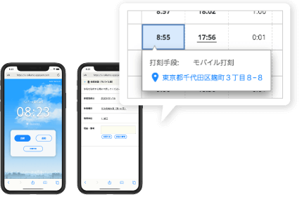 モバイル打刻